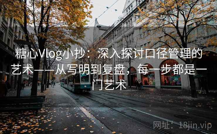 糖心Vlog小抄：深入探讨口径管理的艺术——从写明到复盘，每一步都是一门艺术
